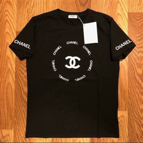 authentic chanel t shirts|chanel t shirt original.